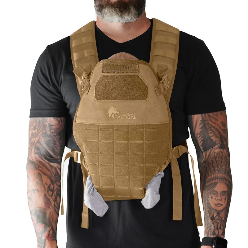 WOLF TACTICAL Toddler and Baby Carrier for Men - Dad Baby Military Mens Baby Carrier for Infants and Toddlers - Image 1