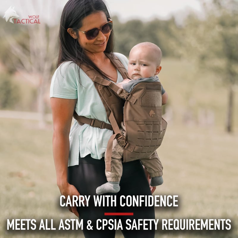 WOLF TACTICAL Toddler and Baby Carrier for Men - Dad Baby Military Mens Baby Carrier for Infants and Toddlers - Image 4
