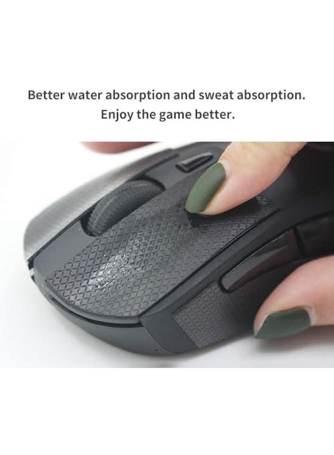 erorex [Grip Upgrade]Anti Slip Grip Tape Compatible With Logitech G502 Wired G502 Hero G502 Wireless Gaming Mouse Skins Sweat Resistant Cut To Fit Easy To Apply Professional Mice Upgrade 1 Model B Black - Image 4