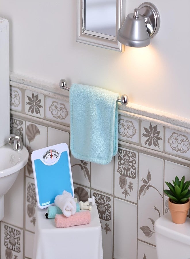 Jowxsx 1Pc Blue 1/12 Miniature Weight Scale Dollhouse Decoration Accessories, DIY Doll House Kit - Image 2