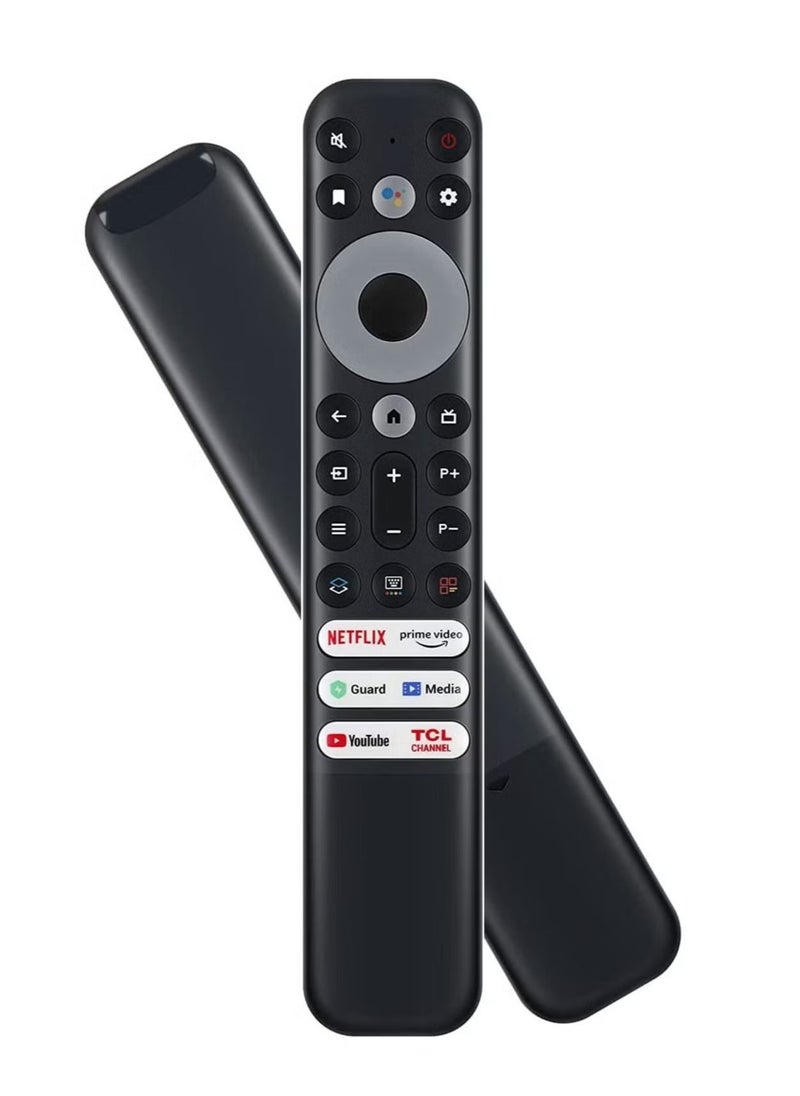 JAJEEK Replacement TCL Remote Control RC902V for TCL Android TV – Compatible with Mini-LED, QLED, 4K UHD Smart TV, Includes Netflix, Prime Video, YouTube, Guard, Media, and TCL Channel - Image 3