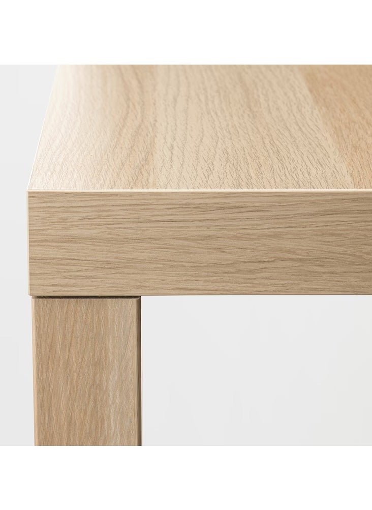 Generic Lack Side Table Small Coffee Table Particleboard and Fibreboard Stained Oak Effect 55x45x55 cm  - Image 5