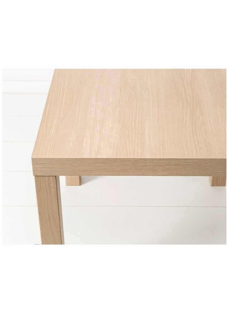 Generic - Lack Side Table Small Coffee Table Particleboard and Fibreboard Stained Oak Effect 55x45x55 cm - Image 1
