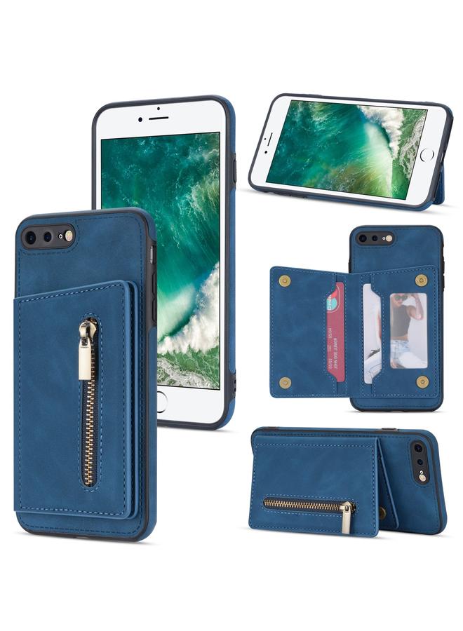 The Bros Zipper Card Holder Phone Case For iPhone 8 Plus / 7 Plus