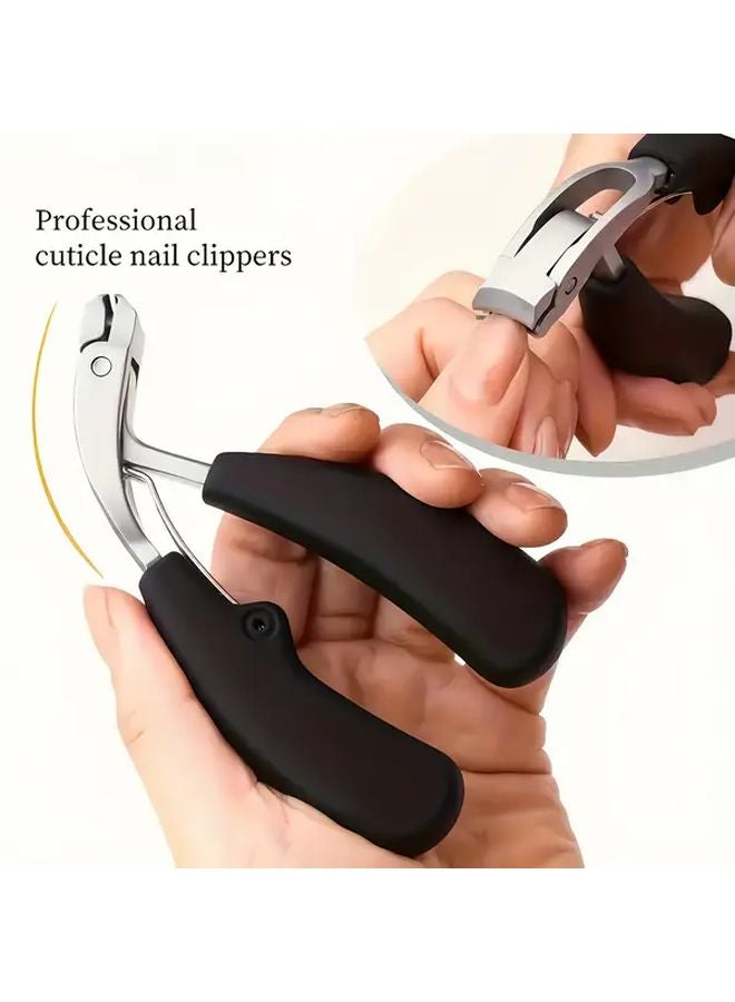 Heavy Duty Professional Nail Clipper Wide Mouth Long Handle For Thick Hard Ingrown Nails - Image 4