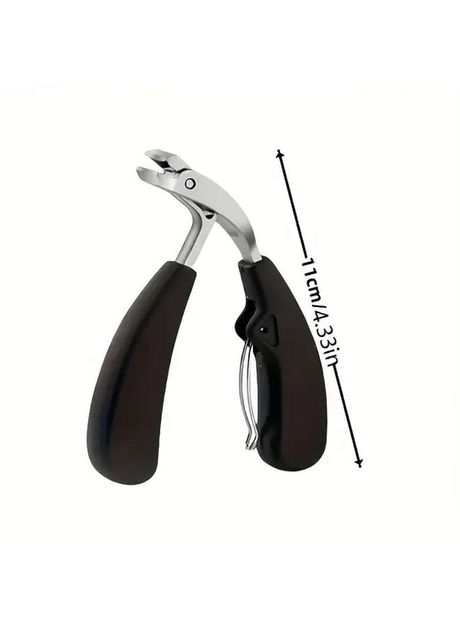 Heavy Duty Professional Nail Clipper Wide Mouth Long Handle For Thick Hard Ingrown Nails - Image 3