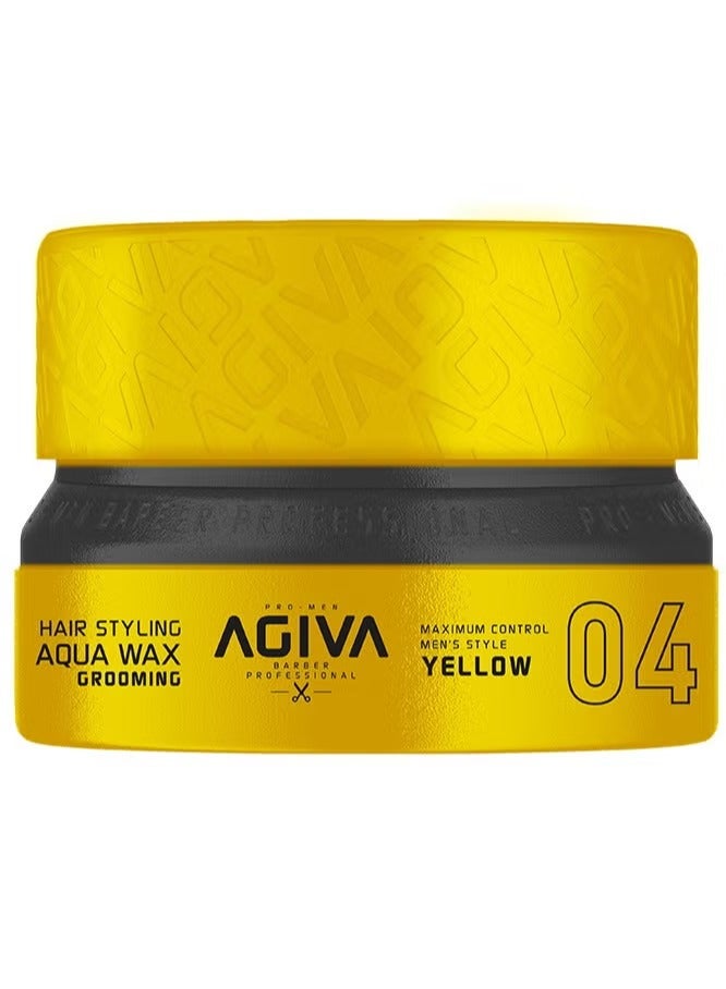 أجيفا تصفيف الشعر أكوا واكس تهذيب الشعر بأقصى قدر من التحكم أصفر