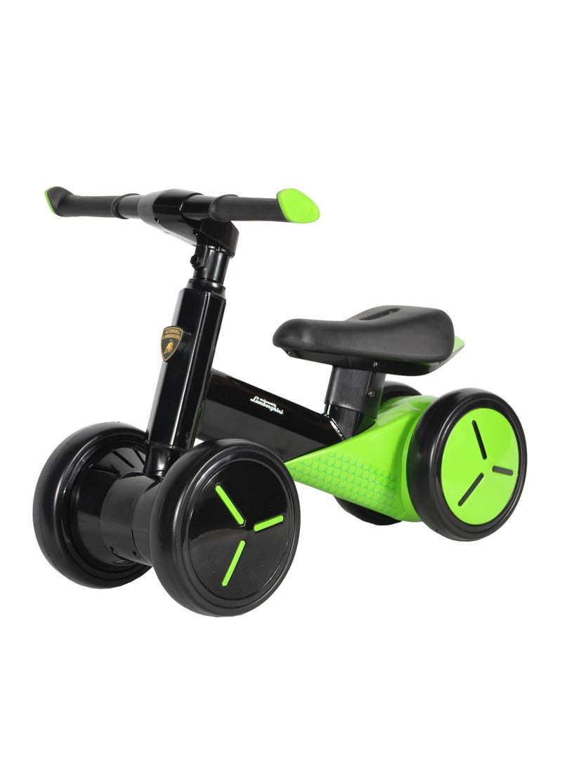 LAMBORGHINI Lamborghini Balance Bike 4 Wheels - Green  - Image 1