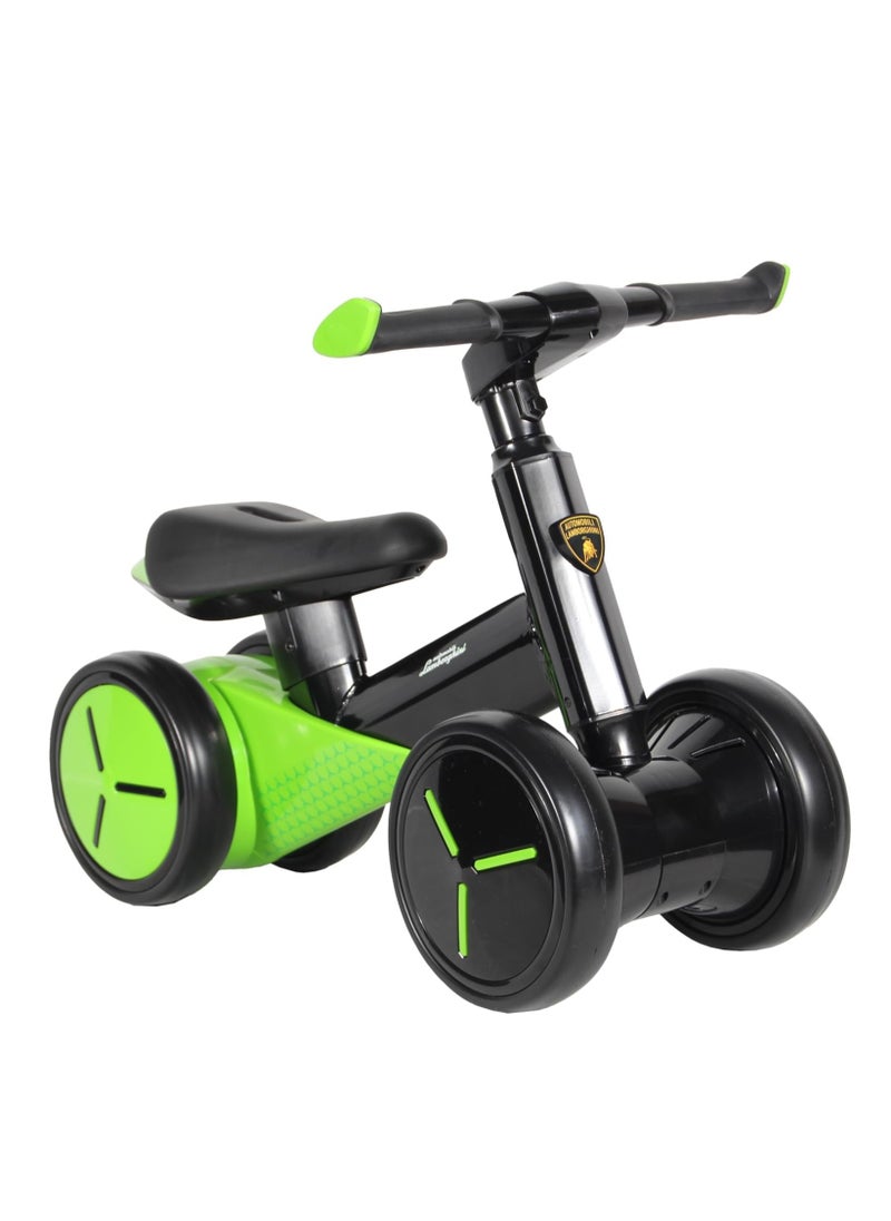 LAMBORGHINI Lamborghini Balance Bike 4 Wheels - Green  - Image 4