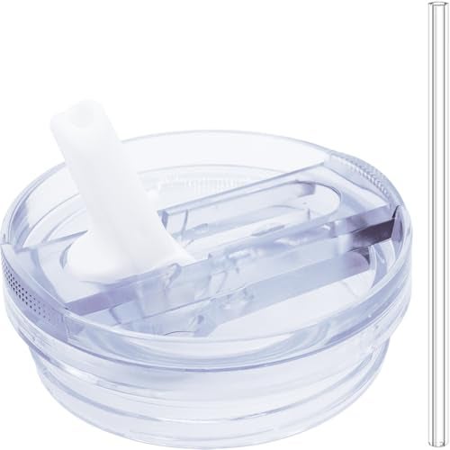 Dreamfocus 30 oz Leak Proof Flip Straw Lid Replacement for Stanley 30 oz Quencher H2.0 and ProTour Tumbler - Image 1