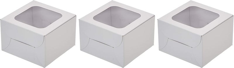 Wilton صناديق كعك مافن بيضاء من ويلتون، 1 تجويف، 3 قطع (415-0436) - Image 1