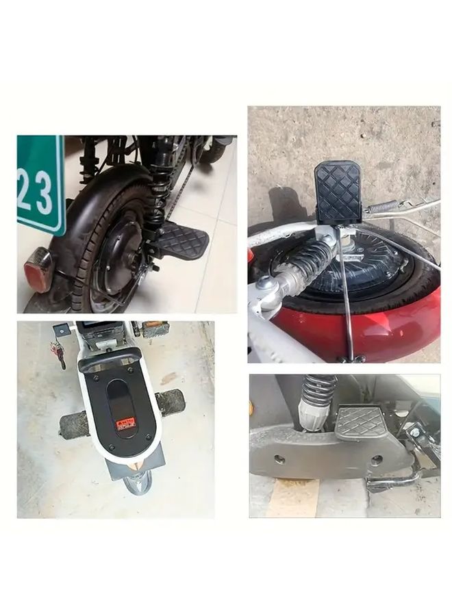 2pcs Universal Foldable Anti Slip ATV Foot Pedals For Sport Utility Vehicles Motorcycles Electric Bikes - Image 4
