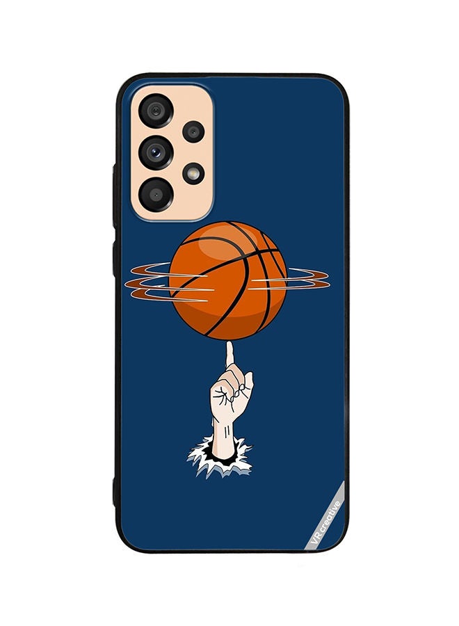 VR CREATIVE Protective Case Cover For Samsung Galaxy A72 Basket Ball In Hand Design Multicolour - Image 1