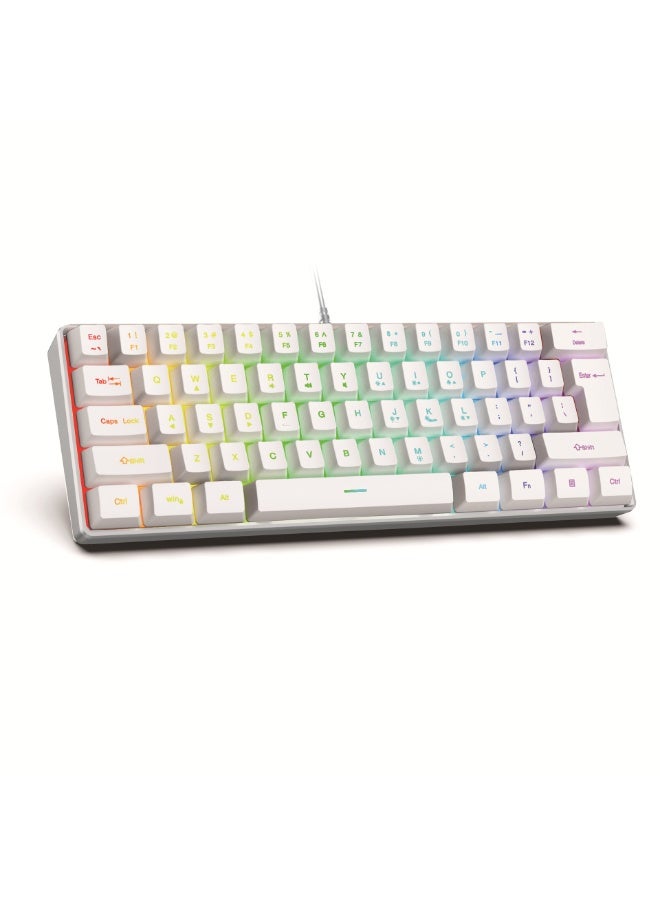 KUYING New 61 Key RGB Gaming Wired Keyboard