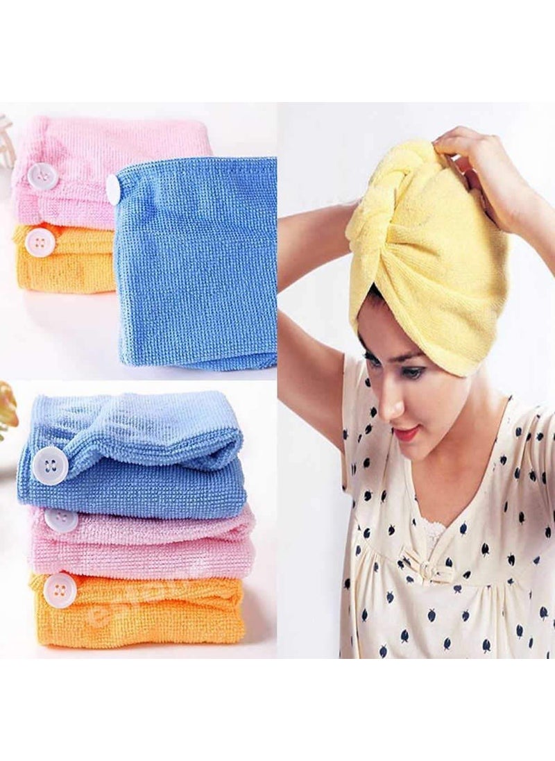 APAR Apar Microfiber Hair Wraps Magic Fast Dry Towel Multicolour  - Image 5