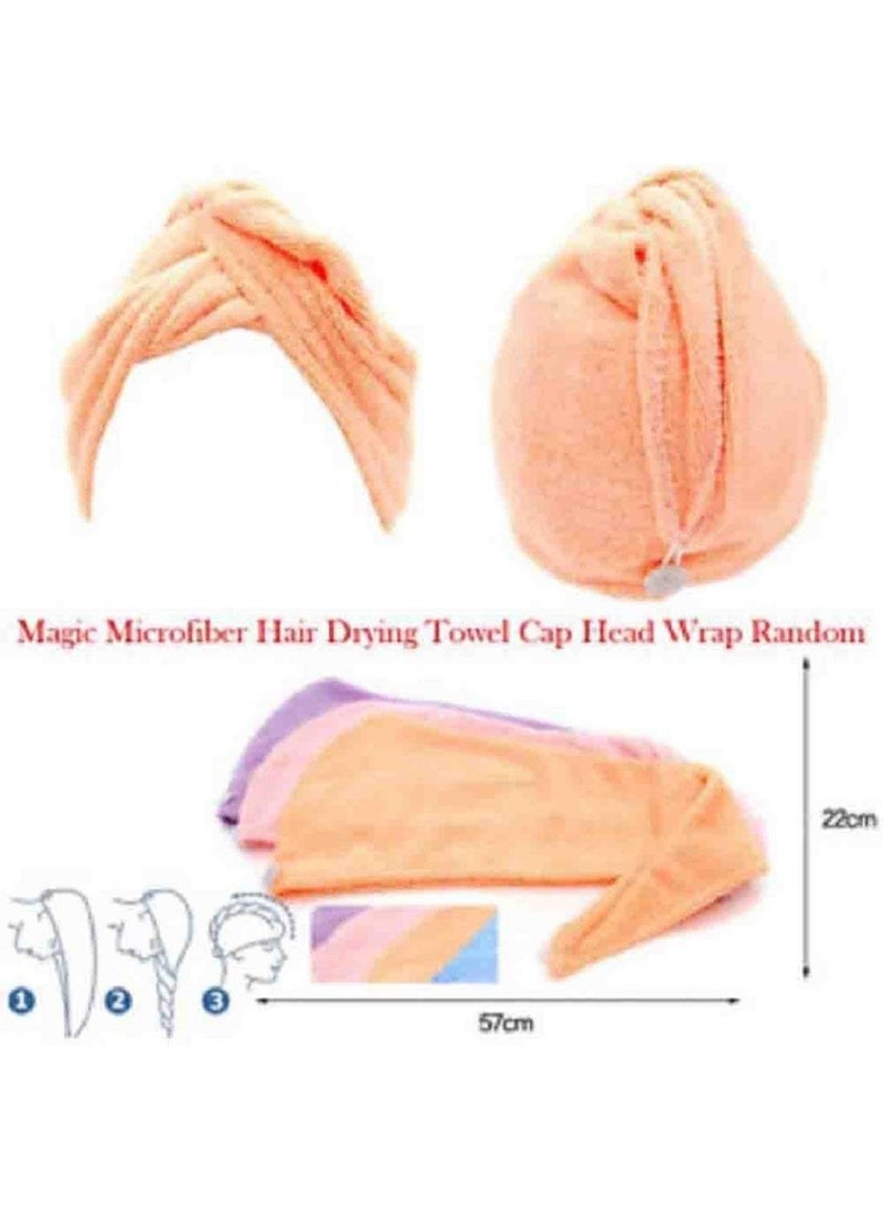 APAR Apar Microfiber Hair Wraps Magic Fast Dry Towel Multicolour  - Image 4