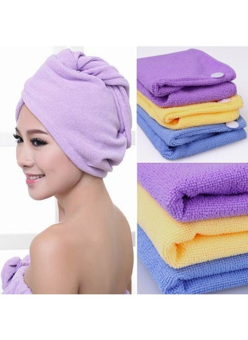 APAR Apar Microfiber Hair Wraps Magic Fast Dry Towel Multicolour  - Image 2