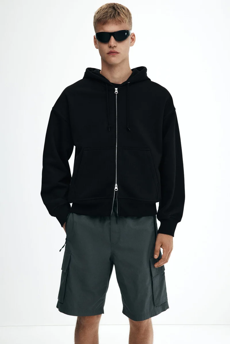 H&M Oversized Fit Zip-through hoodie