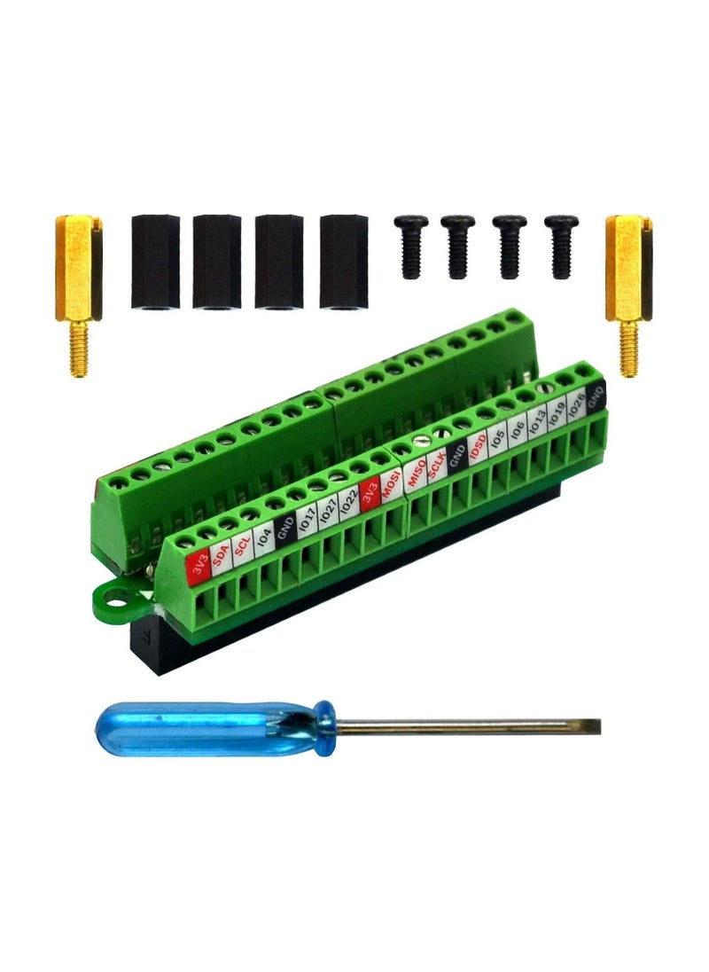 Generic - Ultra Small RPi GPIO Terminal Block Breakout Board Module for Raspberry Pi - Image 1