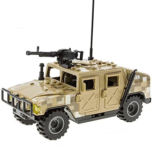 ENHANA Armored Vehicle Building Block Military Vehicle Building Toy for Age 6 7 8 9 10 11 12+, Army Battle Brick, Military Car Model Toys Gifts for Boys （4 Styles） - Image 1
