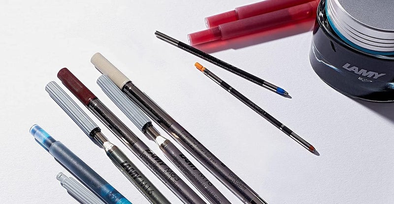 لامي ممحاة الحبر LAMY ink-x البلاستيكية مع طرف الممحاة وطرف التصحيح - فقط لمحو الحبر الأزرق الملكي، عبوة من 1 - Image 3
