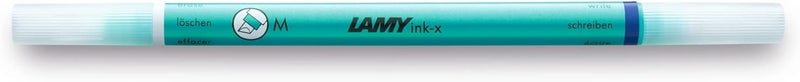 لامي ممحاة الحبر LAMY ink-x البلاستيكية مع طرف الممحاة وطرف التصحيح - فقط لمحو الحبر الأزرق الملكي، عبوة من 1 - Image 1