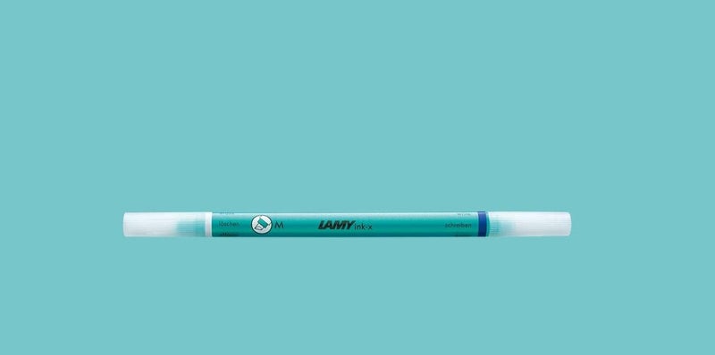 لامي ممحاة الحبر LAMY ink-x البلاستيكية مع طرف الممحاة وطرف التصحيح - فقط لمحو الحبر الأزرق الملكي، عبوة من 1 - Image 2
