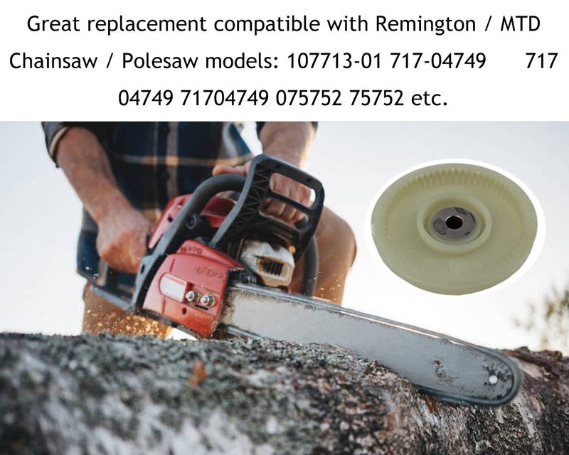 Kscjdg 107713-01 Electric Chainsaw Sprocket Gear for Remington/MTD Chainsaw/Polesaw electric chain saw Inner Gear 717-04749 717 04749 71704749 075752 - Image 3