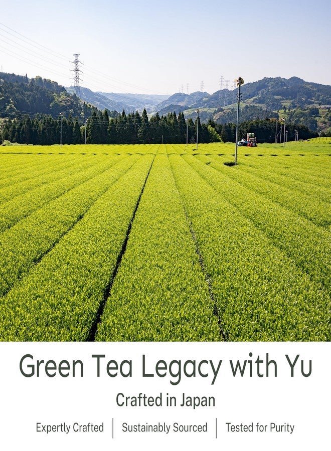 Yu Tea Organic Hojicha Green Tea Powder, 30 Instant Packets | Rich in Antioxidants & EGCG | Pure Japanese Roasted Green Tea | Low Caffeine & Unsweetened Matcha Alternative | Single Serve Sticks - Image 5