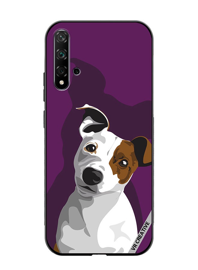 VR CREATIVE Protective Case Cover For Huawei Nova 5T Dog Design Multicolour - Image 1