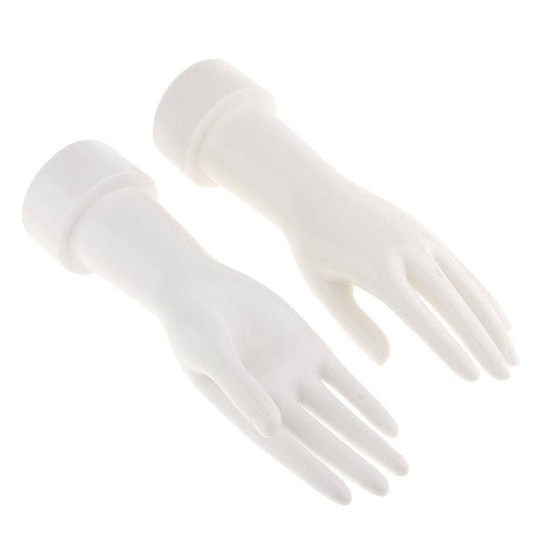 Loop Group Loop Female Mannequin Hand for Gloves Jewelry Watch Rings Bracelet Display | Display Stand for Organizing Accessories (White) - Image 3