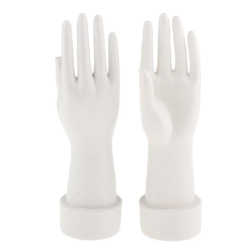 Loop Group Loop Female Mannequin Hand for Gloves Jewelry Watch Rings Bracelet Display | Display Stand for Organizing Accessories (White) - Image 2