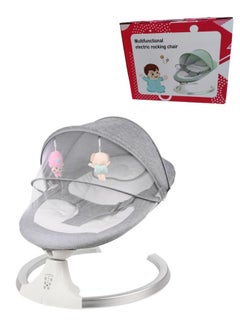 XiuWoo Multifunctional Baby Rocking Chair Soothing Chair Coaxing Device Newborn Baby Cradle Rocking Chair, Electric Rocking Chair  - Image 2
