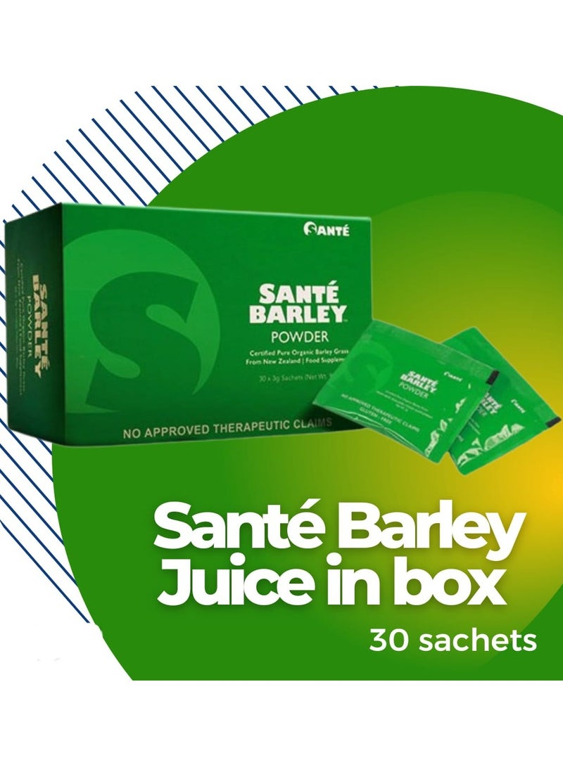 سانتيه سانتي مسحوق مزيج الشعير النيوزيلاندي النقي، 1 علبة - 30 كيس - Image 2