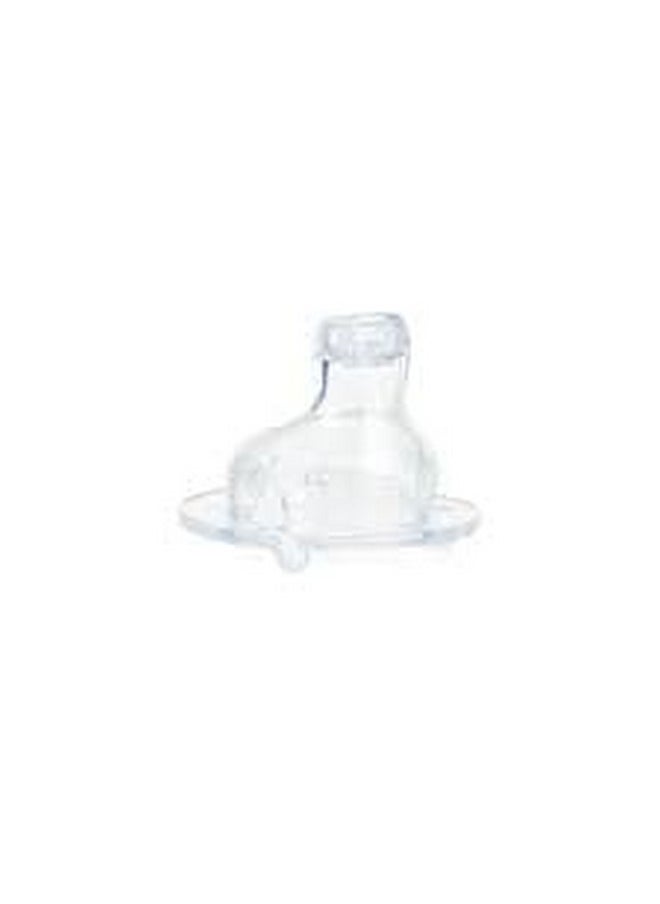 Nuby Nuby 3-Stage Wide Neck No Spill Bottle with Handles and Non-Drip Juice Spout, 3 Months, 8 Ounce, Orange  - Image 2