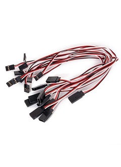 HONBAY 10Pcs 300Mm Remote Control Servo Extension Cord Cable Male To Female Servo Extension Lead Wire Cable For Rc Jr Futaba Rc Car Or Airplanes  - Image 1