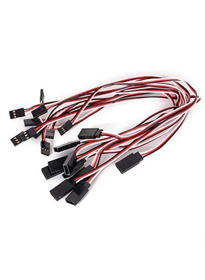 HONBAY 10Pcs 300Mm Remote Control Servo Extension Cord Cable Male To Female Servo Extension Lead Wire Cable For Rc Jr Futaba Rc Car Or Airplanes - Image 2