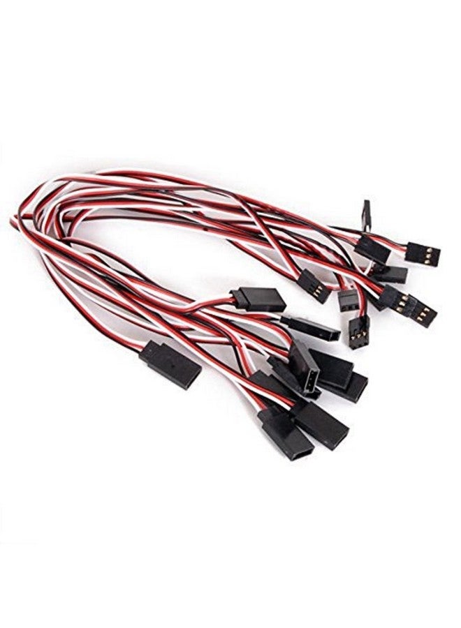 HONBAY 10Pcs 300Mm Remote Control Servo Extension Cord Cable Male To Female Servo Extension Lead Wire Cable For Rc Jr Futaba Rc Car Or Airplanes - Image 4