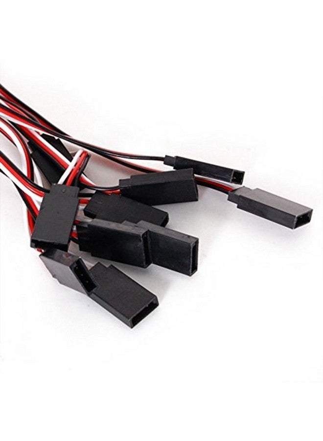 HONBAY 10Pcs 300Mm Remote Control Servo Extension Cord Cable Male To Female Servo Extension Lead Wire Cable For Rc Jr Futaba Rc Car Or Airplanes - Image 3