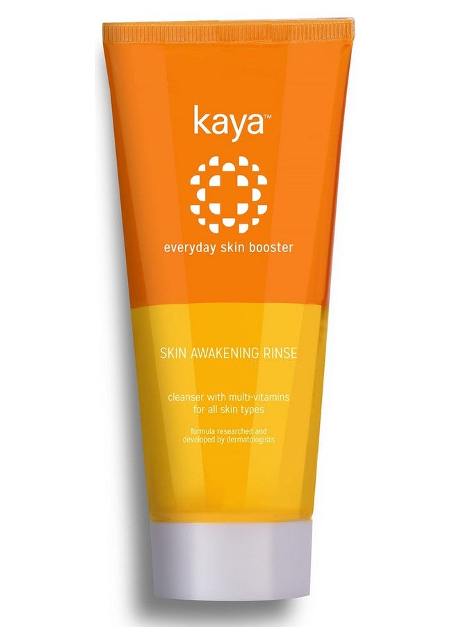 كايا غسول كلينيك سكين أويكننج مع النياسيناميد وفيتامين سي وفيتامين أ وفيتامين هـ، غسول الوجه بفيتامين سي، منظف فيتامين سي، غسول تفتيح الوجه، غسول الوجه للاستخدام اليومي لجميع أنواع البشرة، 100 مل - Image 1