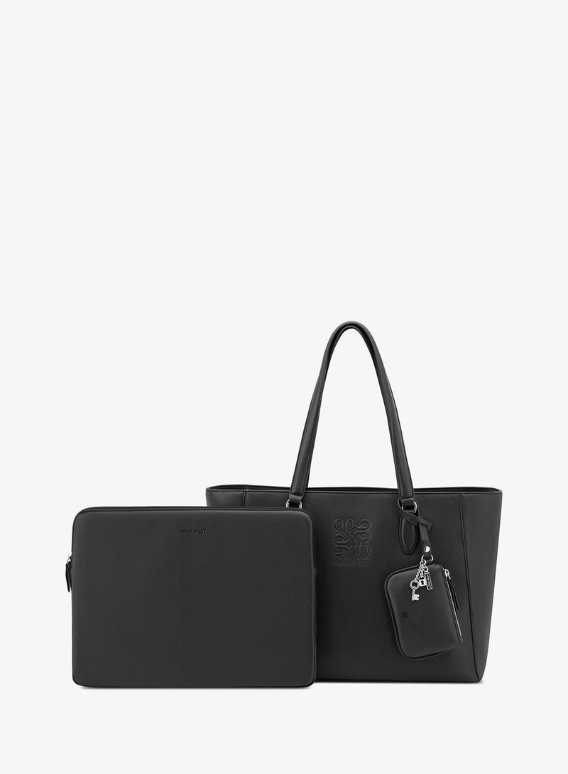 NINE WEST Farida 2-In-1 Tech Tote Bag - Image 1