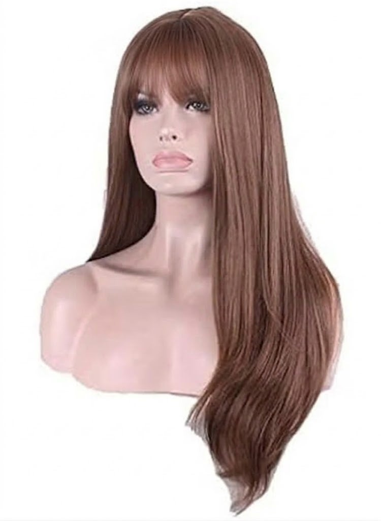 Long Hair Wig Brown - Image 2