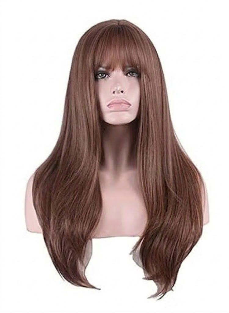 Long Hair Wig Brown - Image 1