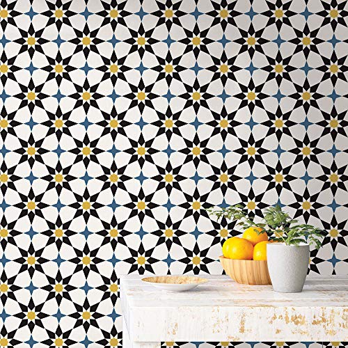 Tempaper Moroccan Spice Soleil Removable Peel and Stick Wallpaper, 20.5 in X 16.5 ft, Made in the USA - Image 2