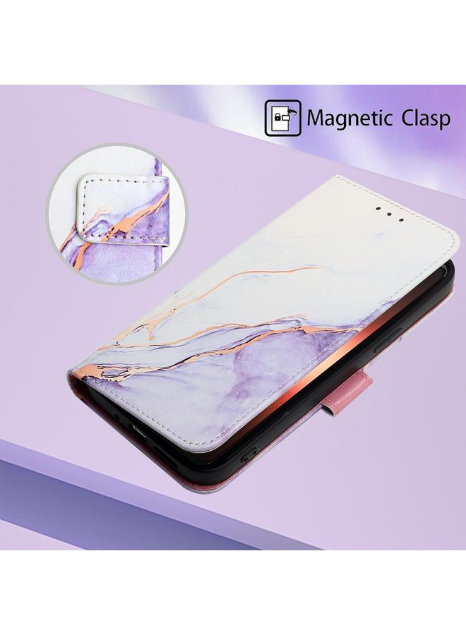 S-TOP Case For Realme GT Neo 5 5G / GT3 PT003 Marble Pattern Flip Leather Phone Case - Image 5