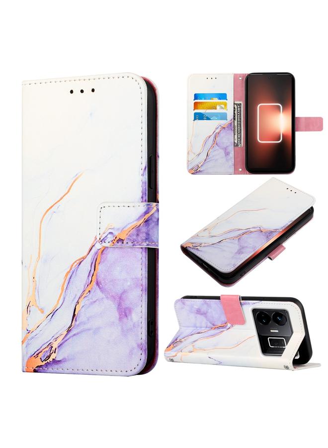 S-TOP Case For Realme GT Neo 5 5G / GT3 PT003 Marble Pattern Flip Leather Phone Case - Image 1