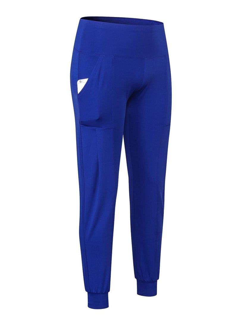 Loquat Women Quick Dry Breathable Elastic Trousers Blue  - Image 1