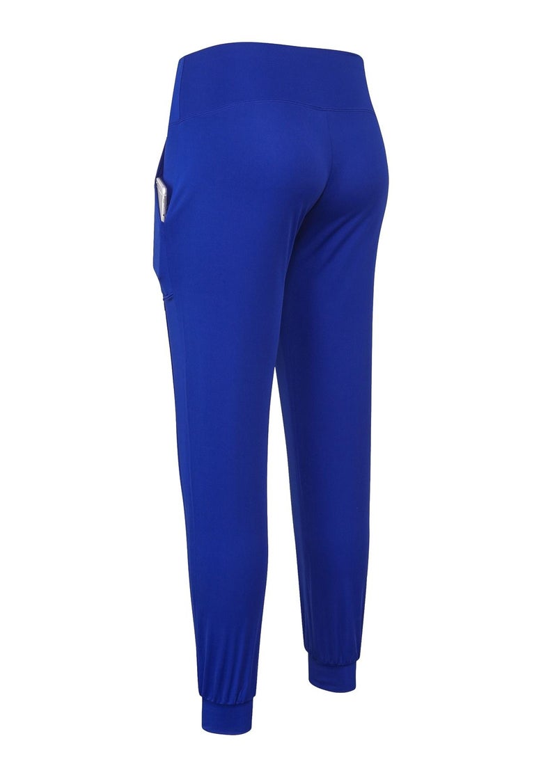 Loquat Women Quick Dry Breathable Elastic Trousers Blue  - Image 2