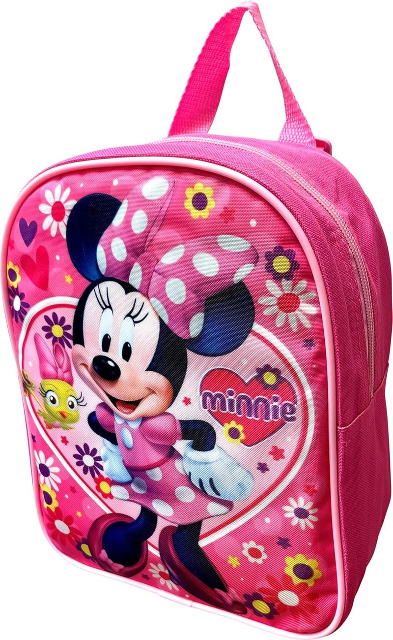 Ruz Disney/Marvel Kids Licensed 10" Mini Backpack (Minnie mouse-Pink) - Image 3