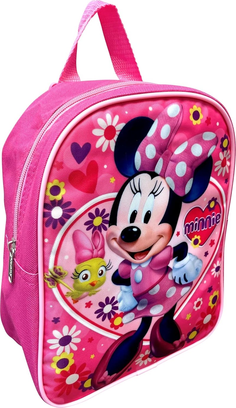 Ruz Disney/Marvel Kids Licensed 10" Mini Backpack (Minnie mouse-Pink) - Image 2
